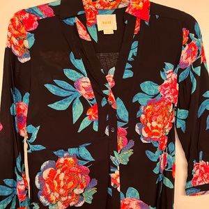 Anthropologie 3/4 sleeves Tunic NWOT